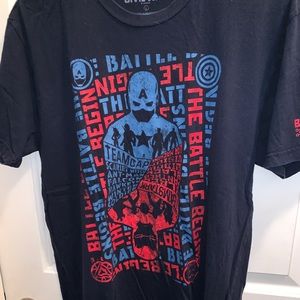 Captain America and Iron Man t-shirt